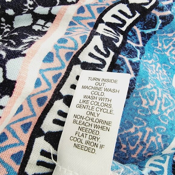 Cato Pink Paisley Peasant Top Plus Size 26/28 Bell Sleeve Lightweight Pullover‎ - Picture 5 of 5